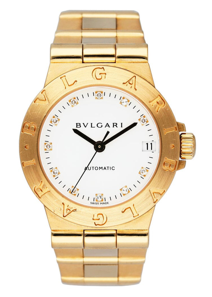 Bvlgari Diagono 18K Yellow Gold Men's Watch