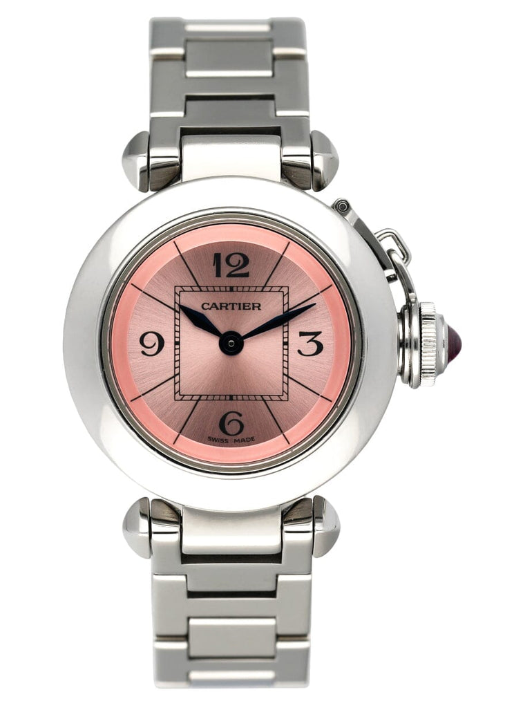 Cartier Miss Pasha W3140008 Pink Dial Ladies Watch