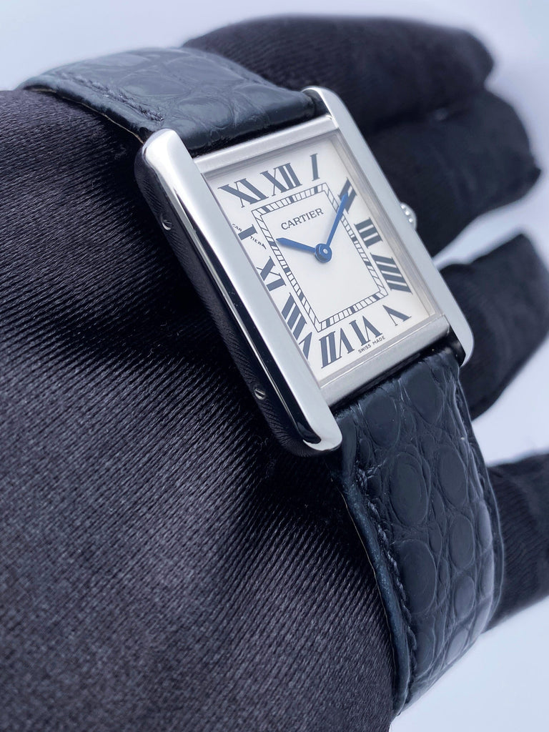 Cartier Tank Solo W5200005 Silver Dial Ladies Watch