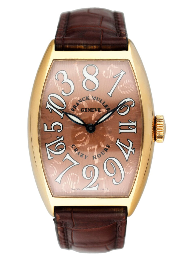 Franck Muller 5850 Crazy Hours Chocolate Brown Phigora