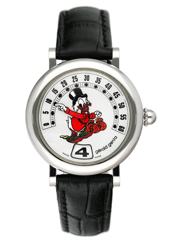 G rald Genta Retro Disney G.3612.7 Scrooge McDuck MOP Dial Mens Watch