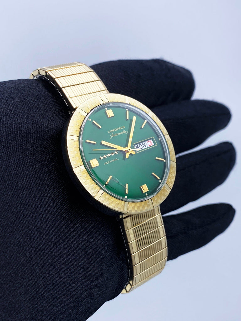 Longines Admiral 5 Star Green Dial Watch