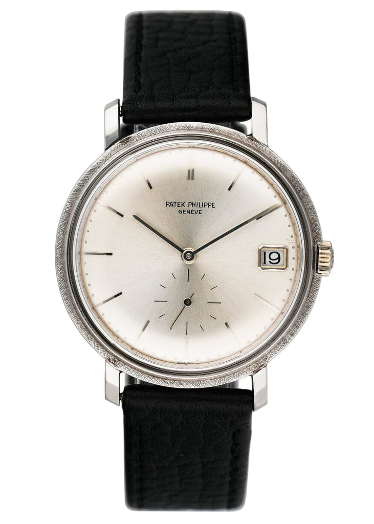 Patek Philippe Calatrava 3445G 18K White Gold Mens Watch