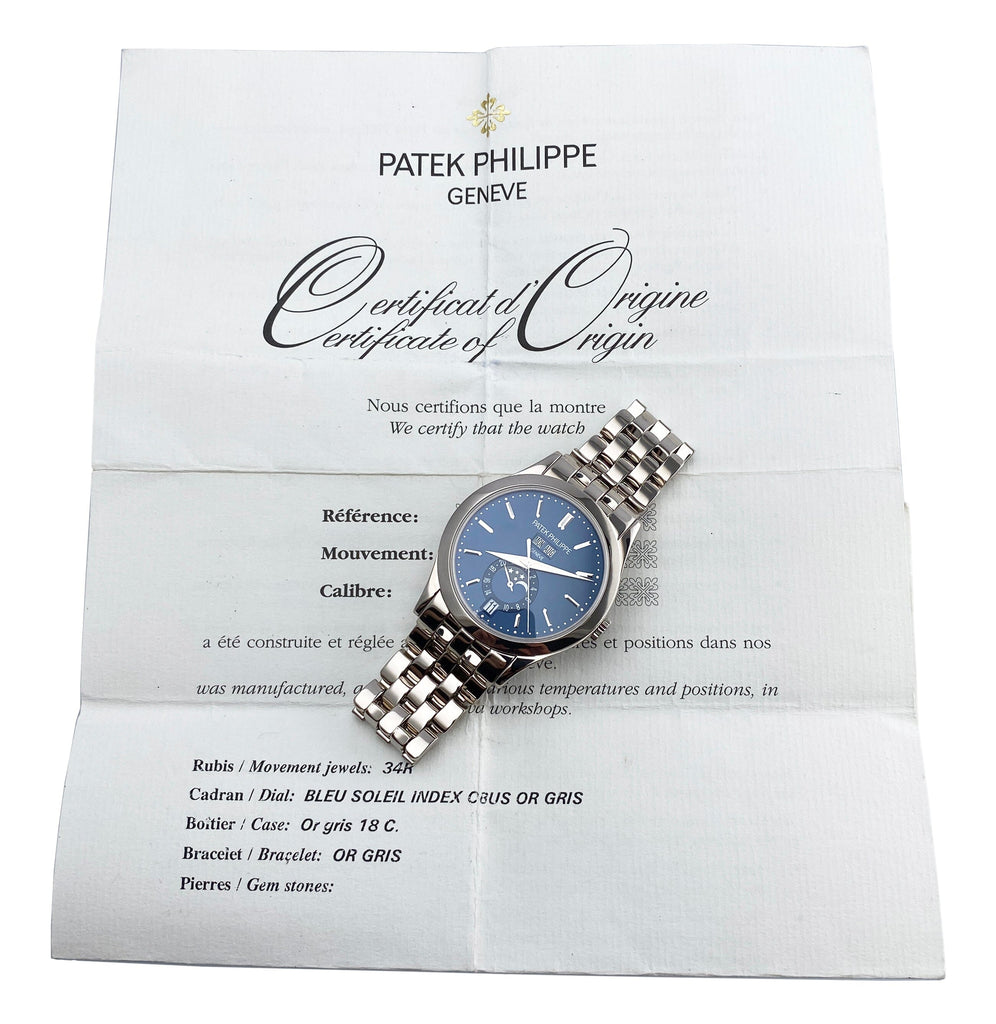 Patek 5396 blue dial best sale