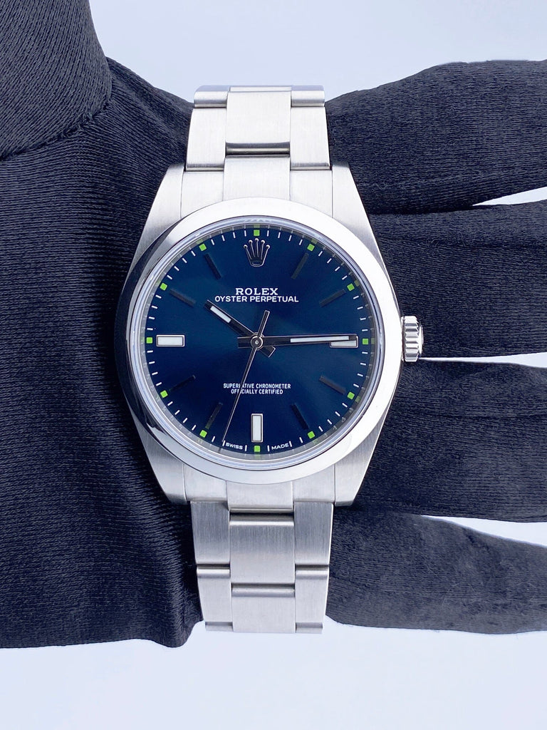 Rolex shop 114300 blue