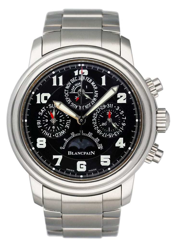 Blancpain Leman Fly Back 2585F Chronograph Perpetual Calendar Mens Wat