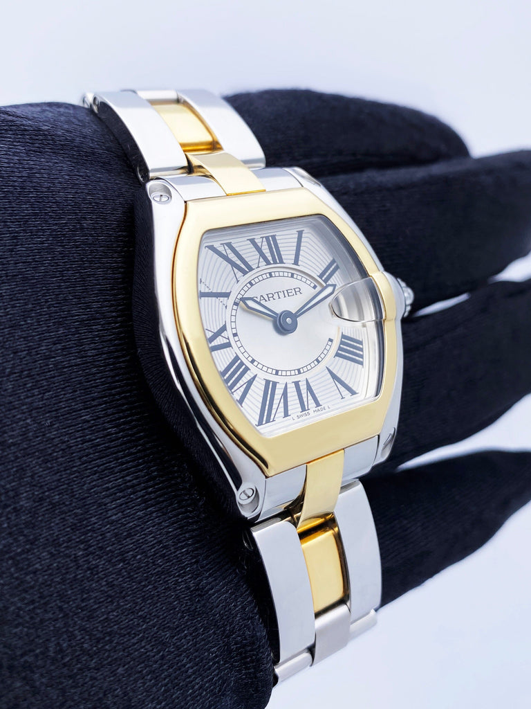 Cartier Roadster W62026Y4 Two Tone Yellow Gold Ladies Watch