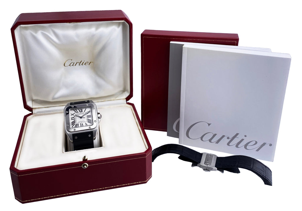 Estate Cartier Trifold Watch Manual & DVD Document Holder (No Watch)