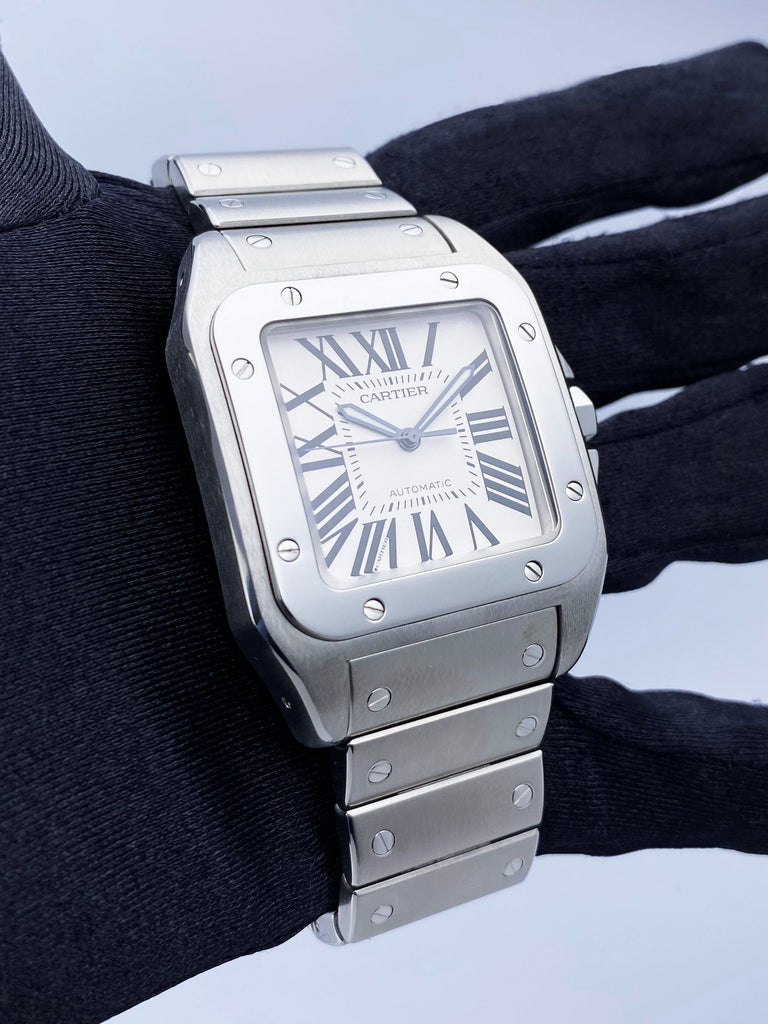 Cartier santos 100 xl steel cheap bracelet