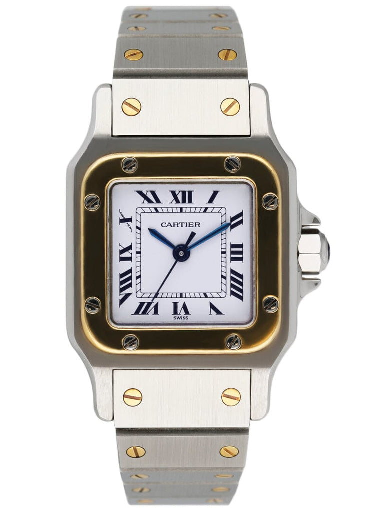 Cartier Santos Galbee 0902 Two Tone Automatic Ladies Watch