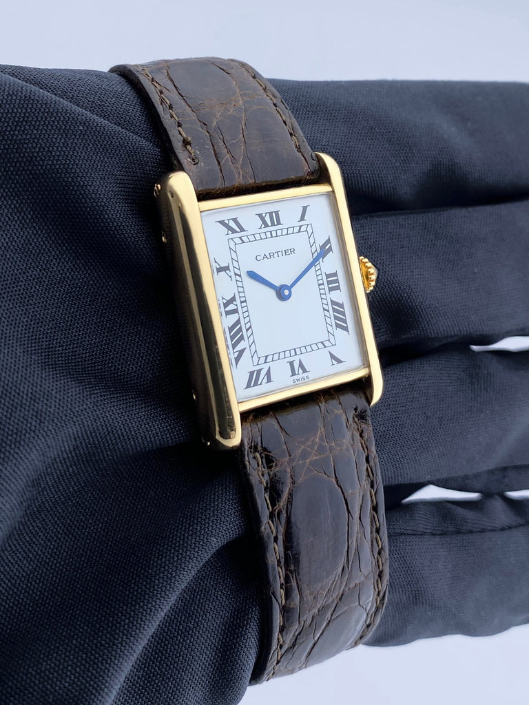 Cartier Tank Louis 78086 18kt Yellow Gold Mechanical Movement