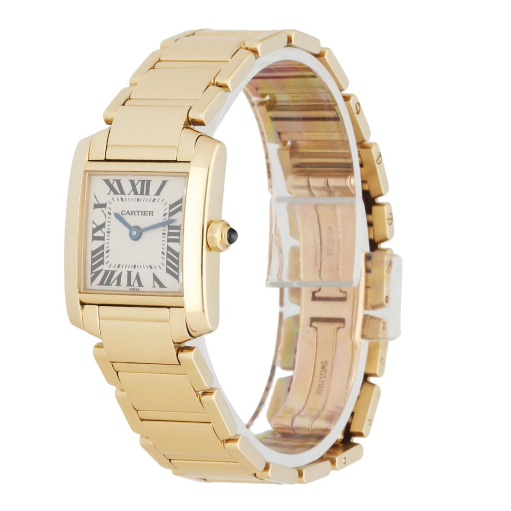 Cartier Tank Française - Vintage 18k Yellow Gold Ladies' Watch - Ref. 1820  - Serviced by Cartier