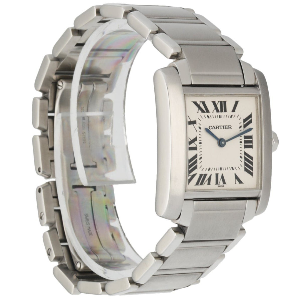 Cartier Tank Francaise 2301 Stainless Steel Midsize Ladies Watch