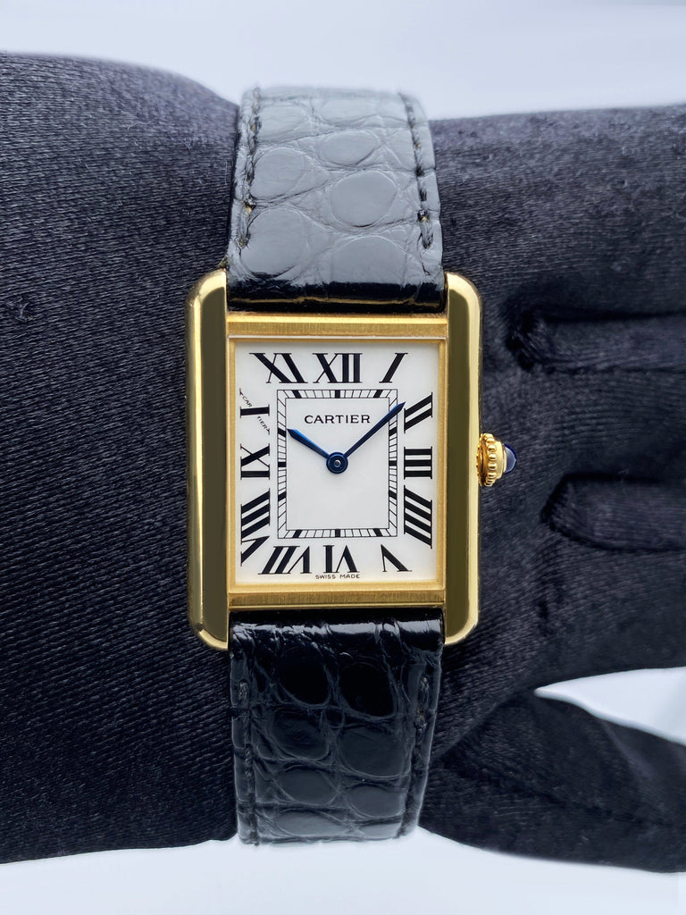 Cartier Tank Solo 18k Yellow Gold