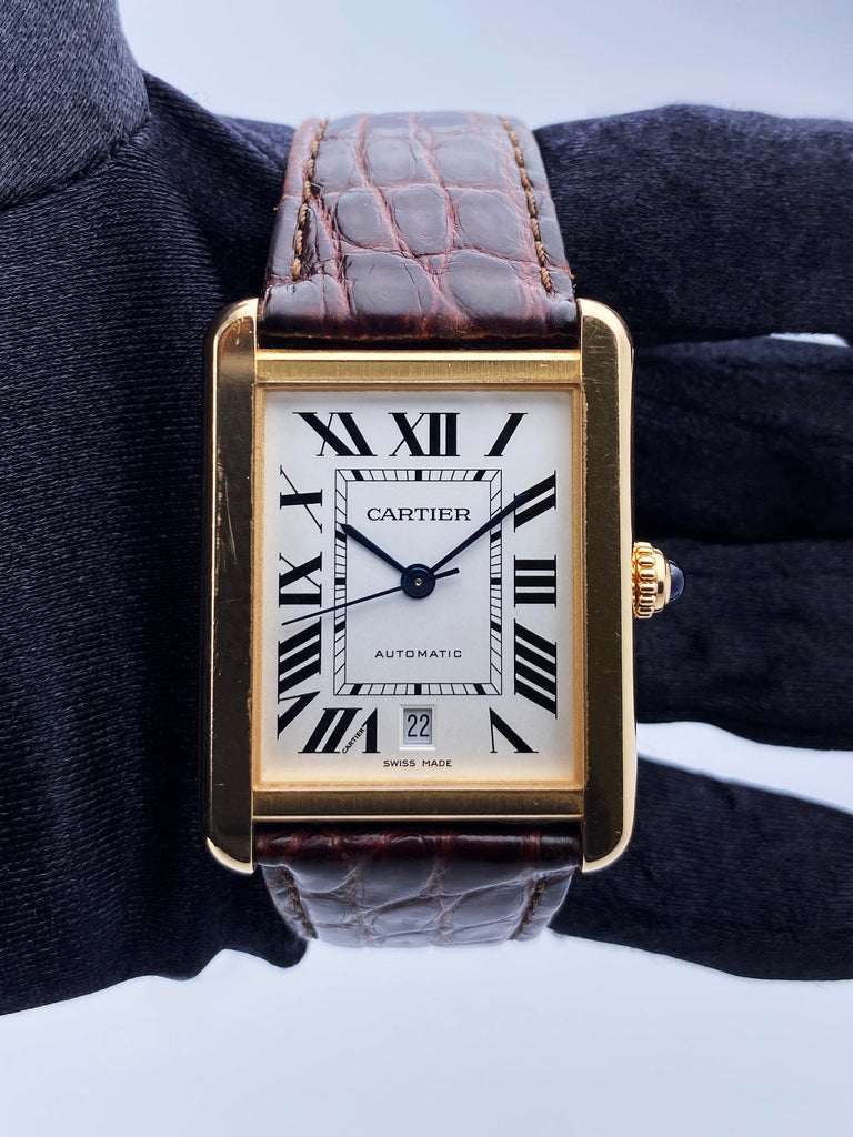 Cartier tank solo online pink gold