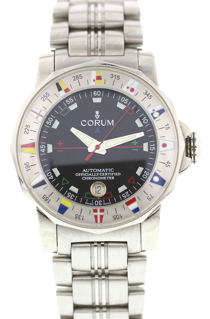 Corum Admiral s Cup Automatic 982.630.20 Stainless Steel W Box And Pap