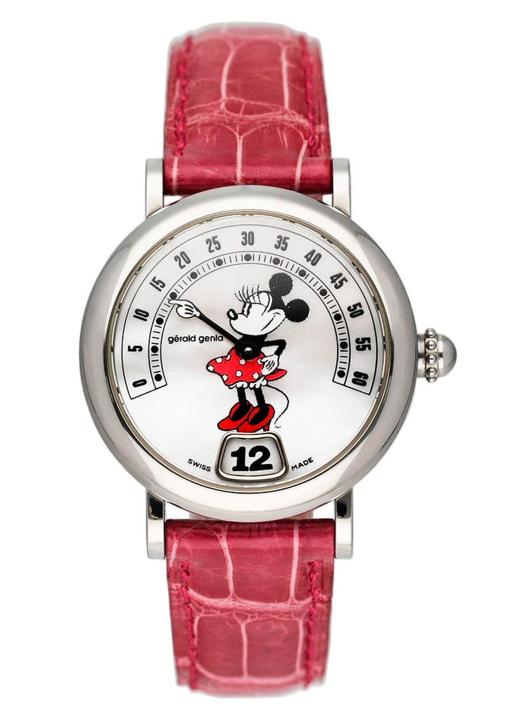 G rald Genta Disney G.3622 Minnie Mouse MOP Dial Ladies Watch