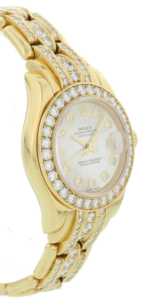 Rolex Lady-Datejust Pearlmaster Masterpiece Yellow Gold 29mm (69298)