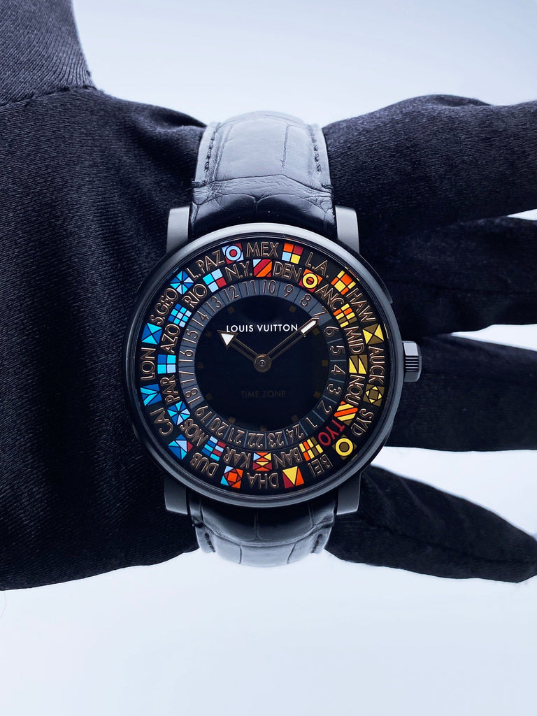 Louis Vuitton Escale Time Zone Ice & Fire Automatic Multicolor Analog Men  Watch