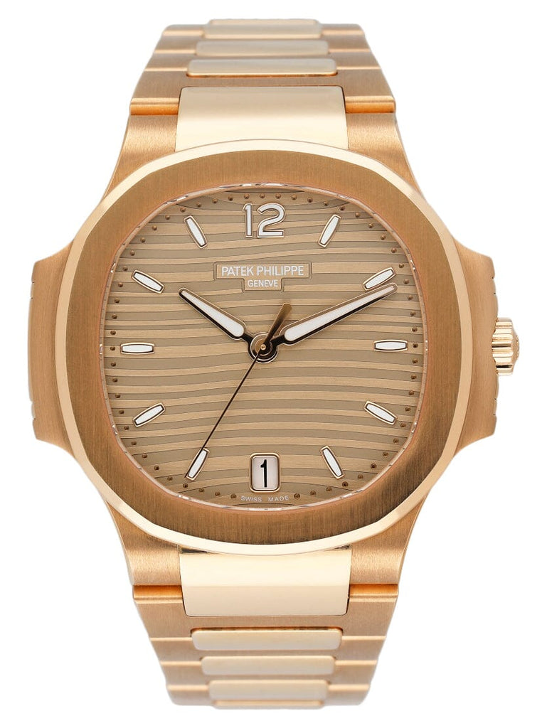 Patek Philippe Nautilus 7118/1R 18K Rose Gold Ladies Watch Box Papers