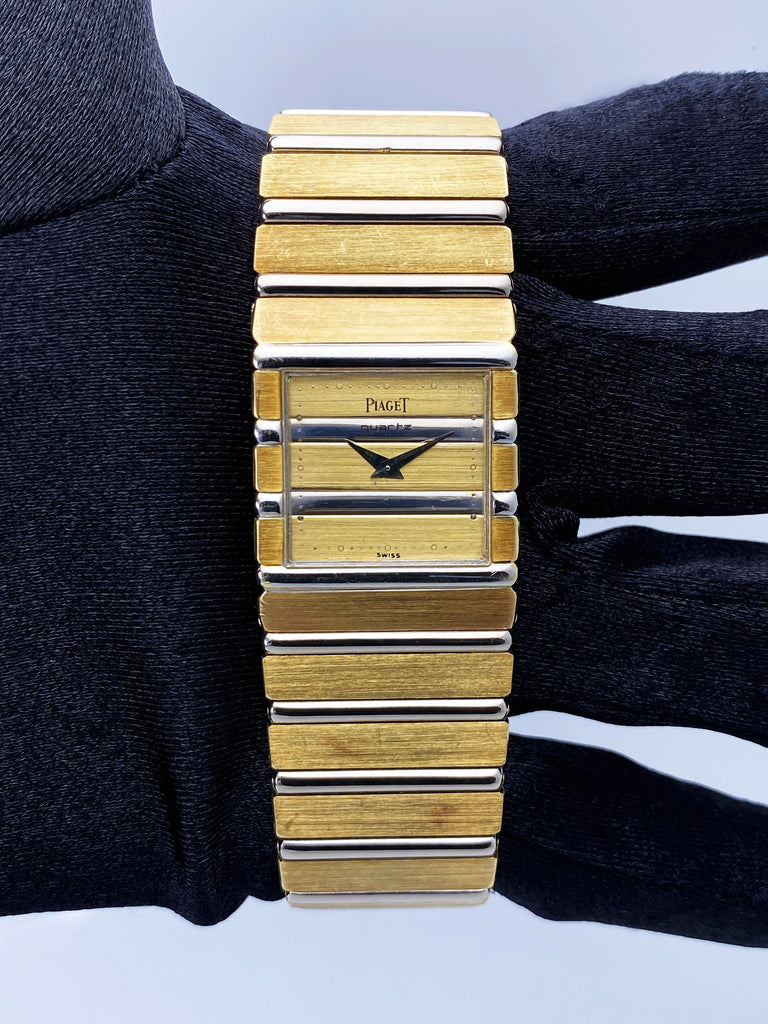 Piaget Polo Square 7131 C701 Two Tone Watch