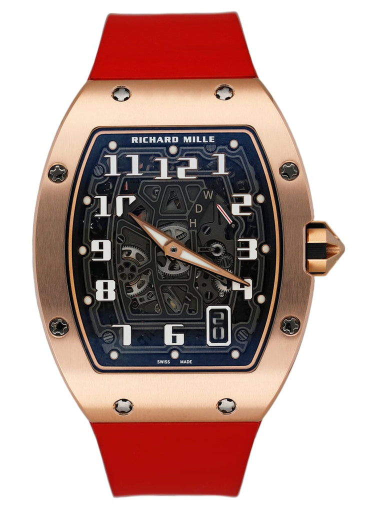 Richard Mille Extra Flat RM 67 01 Rose Gold Mens Watch Box Papers