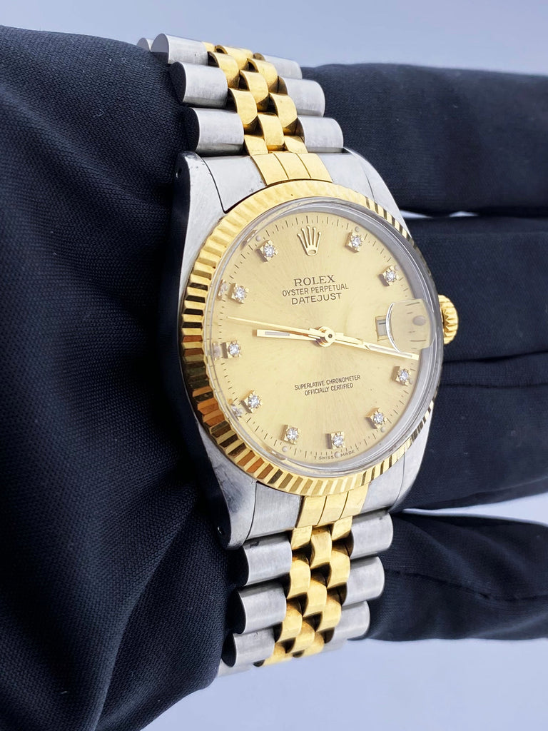 Rolex 16013 best sale diamond dial