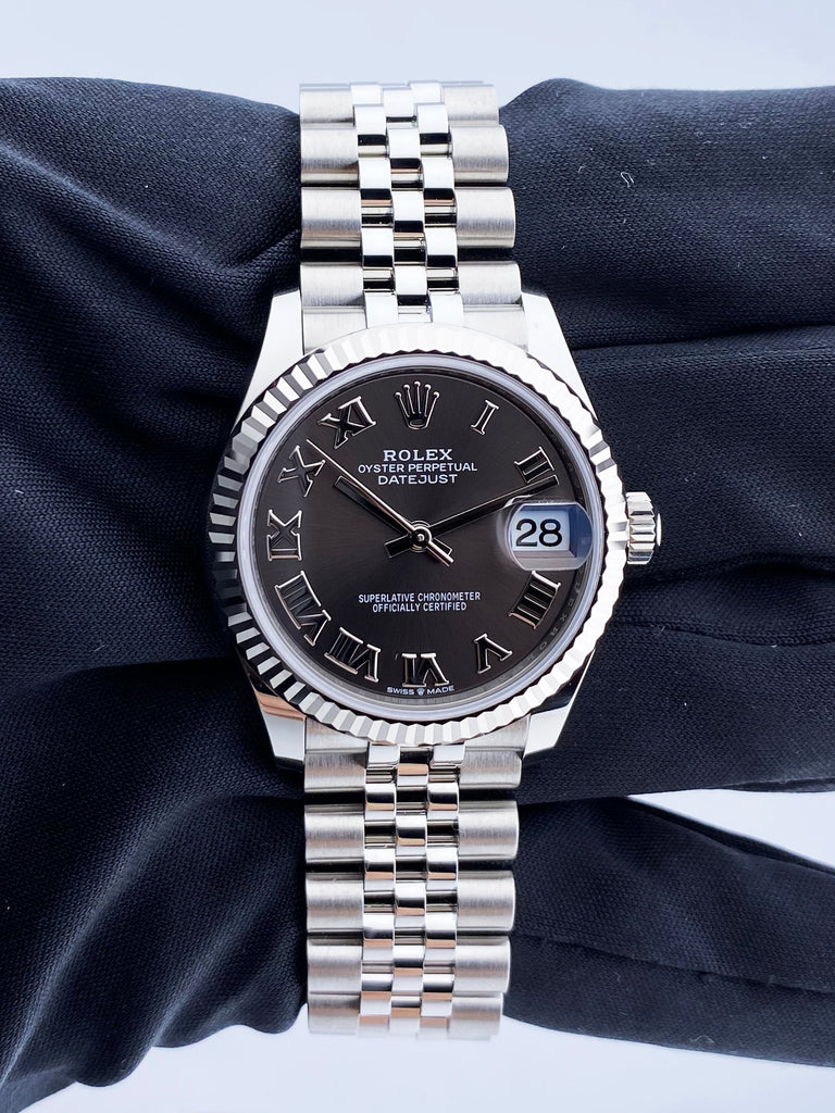 Rolex Datejust 278274 Dark Grey Dial Ladies Watch Box Papers