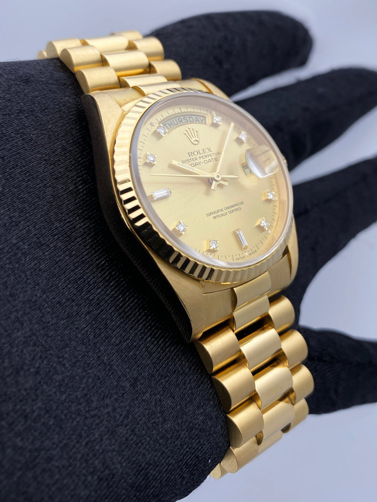 Rolex 18238 diamond clearance dial