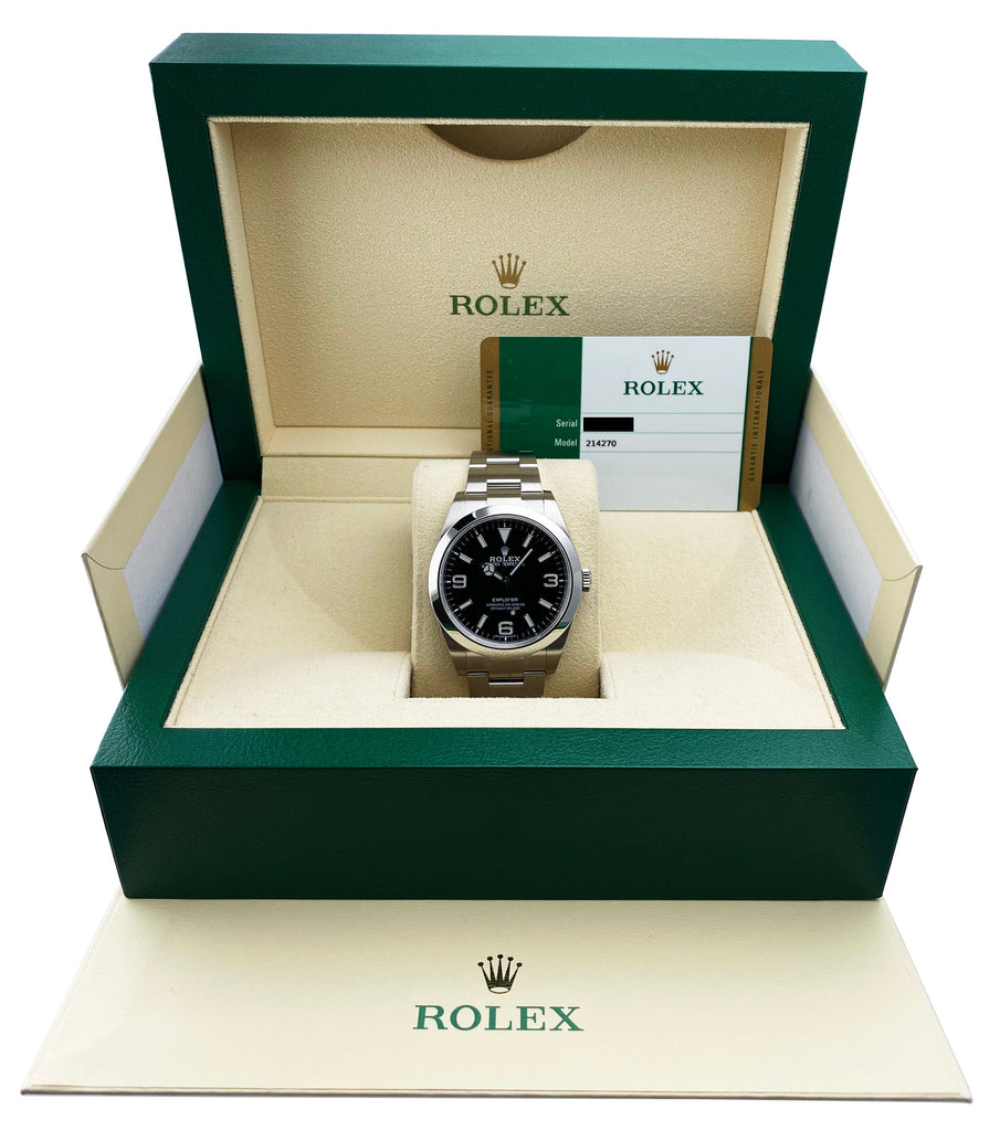 Rolex explorer box sale