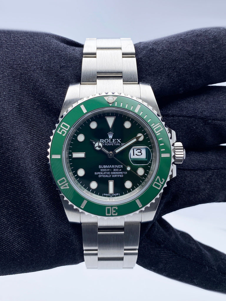 Rolex Oyster Perpetual Submariner Date Green Gold Dial - Nemaro