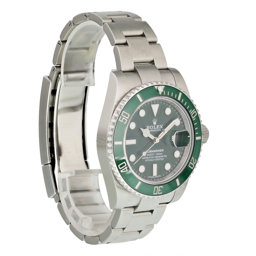 2018 Rolex Submariner Date HULK 40mm Green Stainless Steel Ceramic 116