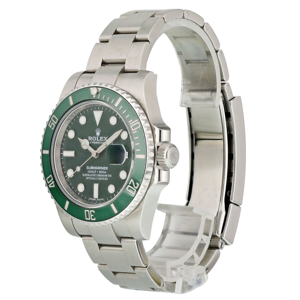 2018 Rolex Submariner Date HULK 40mm Green Stainless Steel Ceramic 116