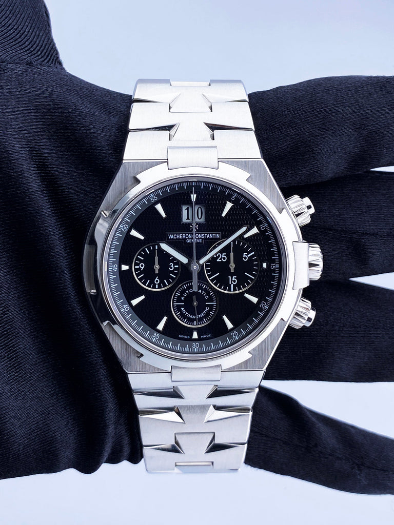 Vacheron Constantin Overseas Special US Limited Edition Stainless Steel  43MM Chronograph Black Dial 49150/000/A-9337 9R8294 - Beverly Hills Watch  Company