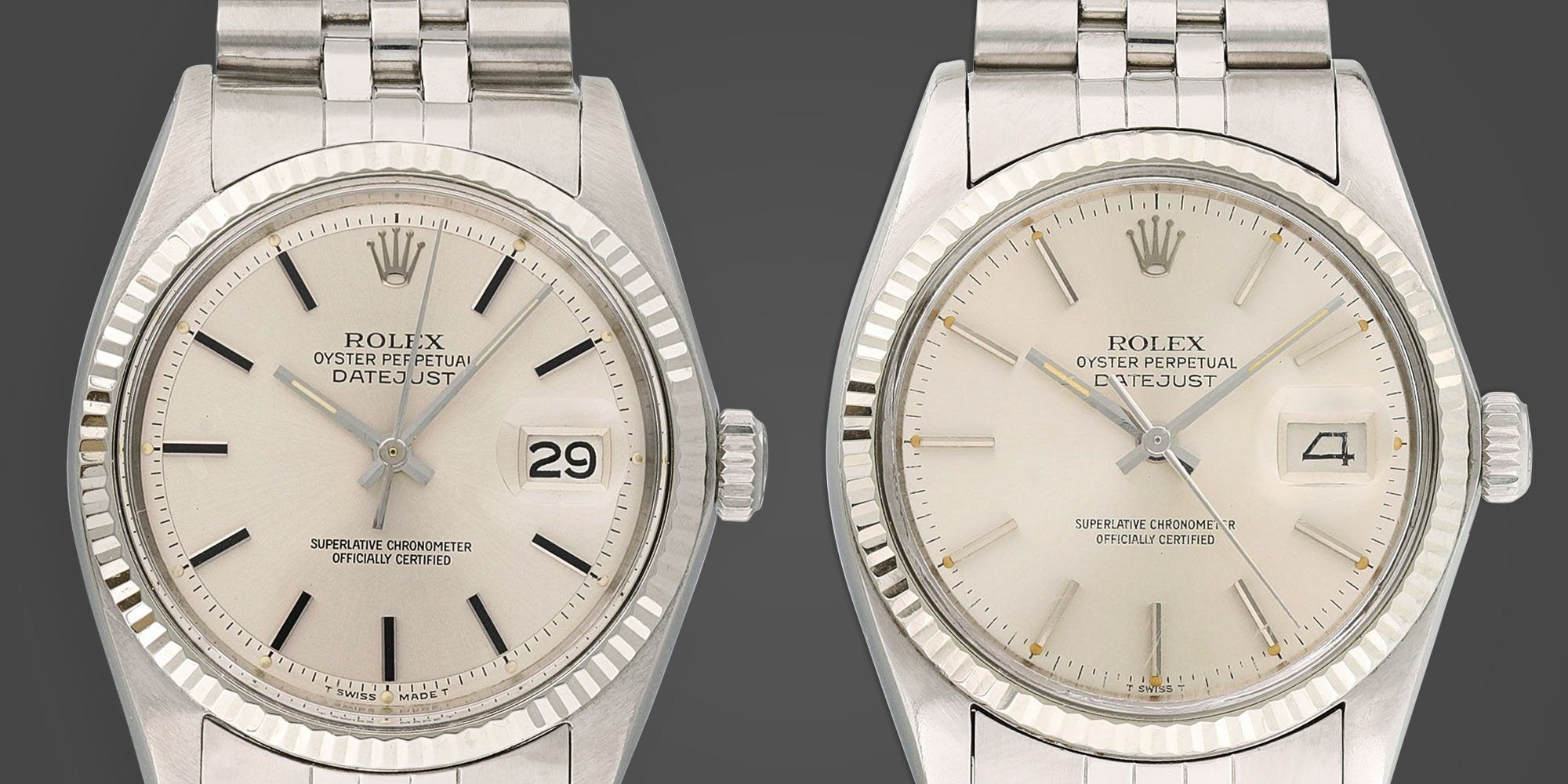stout Ring tilbage at straffe The Rolex Datejust Ref. 1601 vs. Ref. 16014 Watch