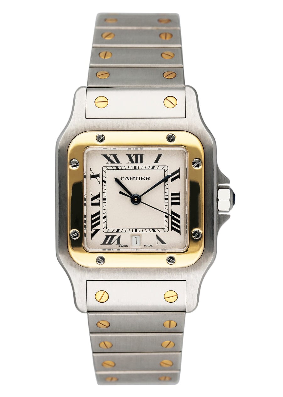 Cartier Santos Galbee W20011C4 187901 Two Tone Watch