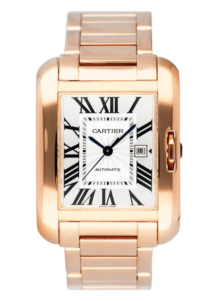 Cartier Tank Anglaise Midsize W5310003 18K Rose Gold Watch