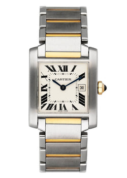 Cartier Tank Francaise W51012Q4 Two Tone Midsize Watch