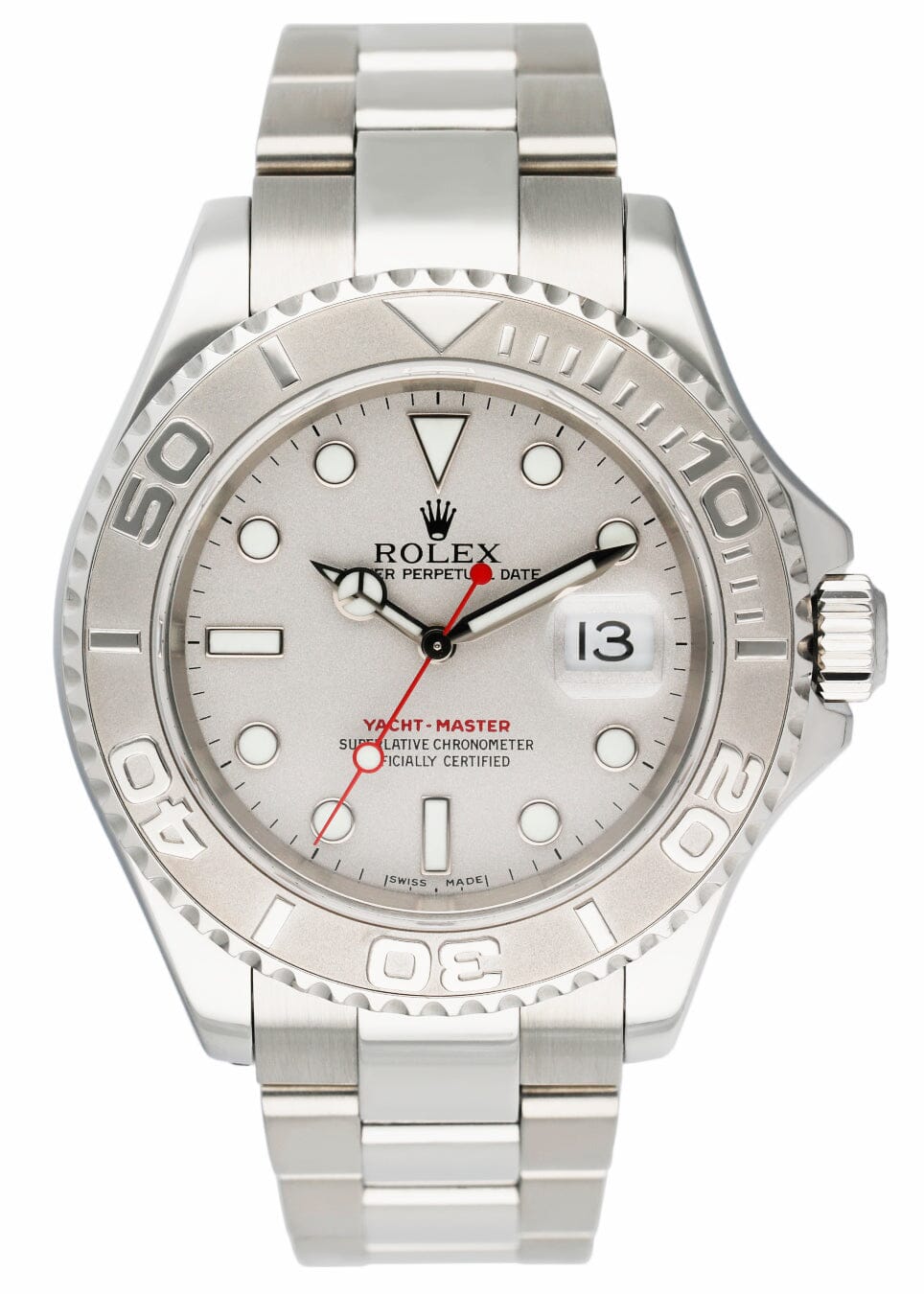 Yachtmaster hot sale platinum bezel