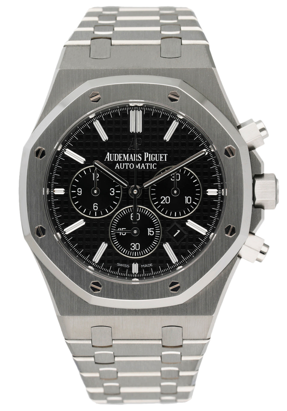 Audemars Piguet Royal Oak Chronograph Black Dial 41mm Stainless Steel Watch 26320ST.OO.1220ST.01