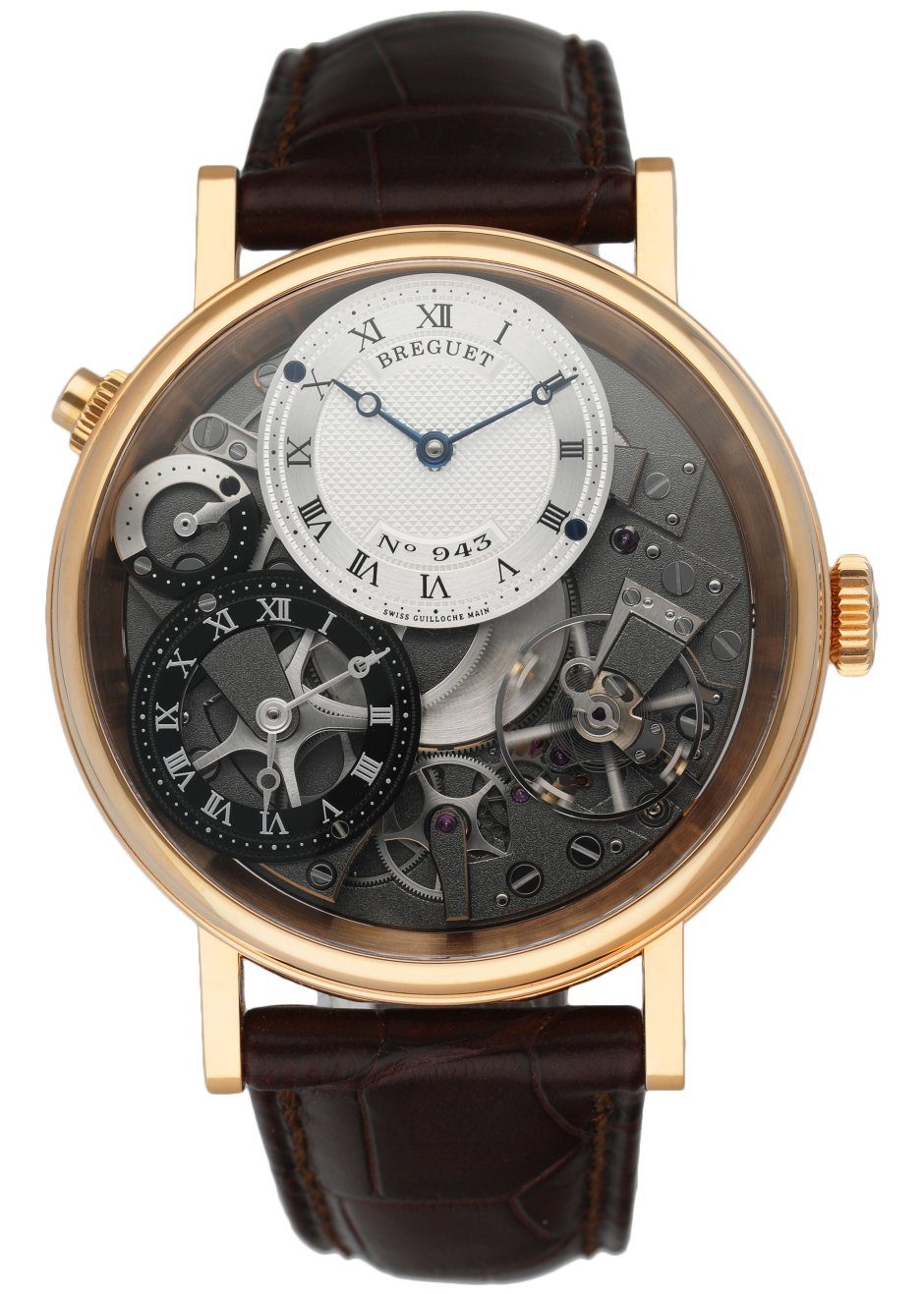 Breguet Tradition 7067 GMT 18K Rose Gold Men s Watch Box Papers