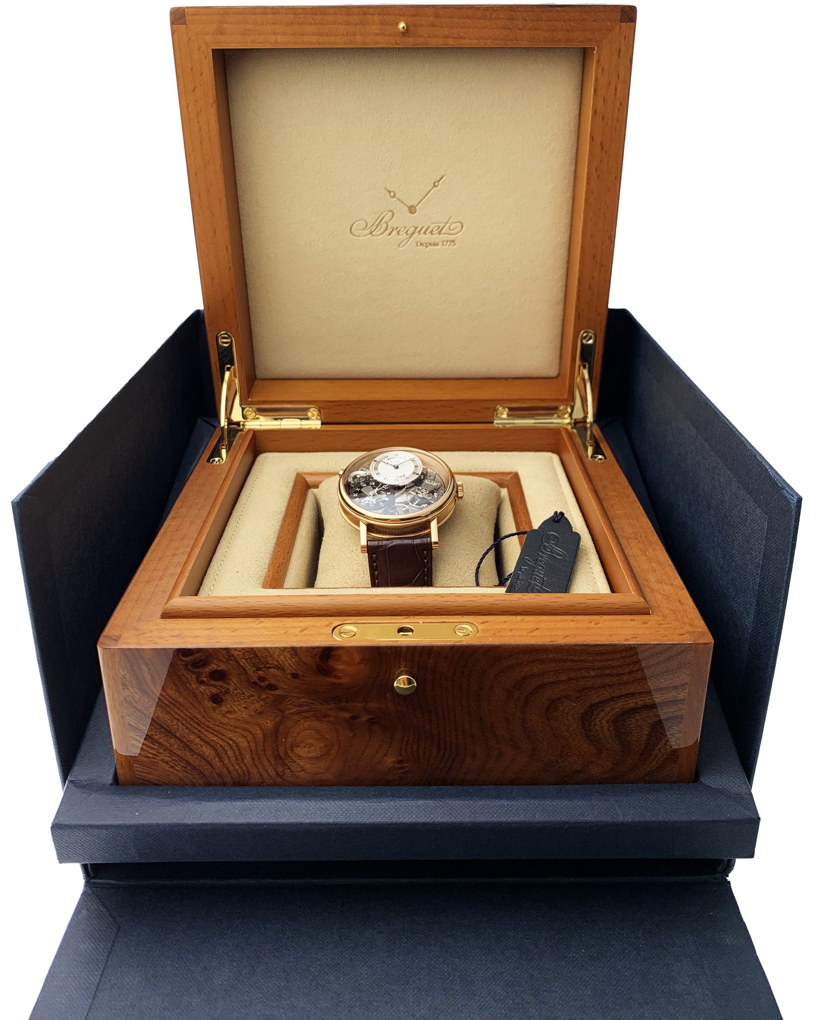 Breguet Tradition 7067 GMT 18K Rose Gold Men s Watch Box Papers