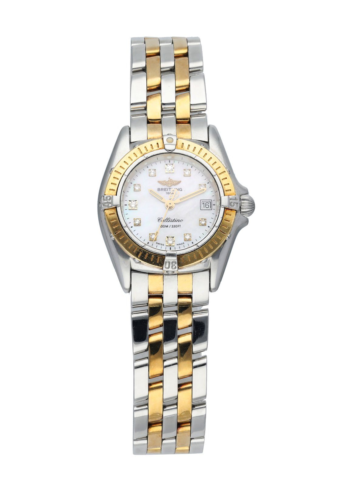 Breitling women's hot sale watch diamonds