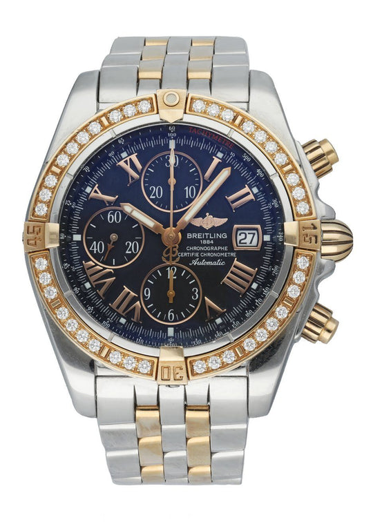 Breitling Chronomat Evolution C13356 Diamond Bezel Men s Watch