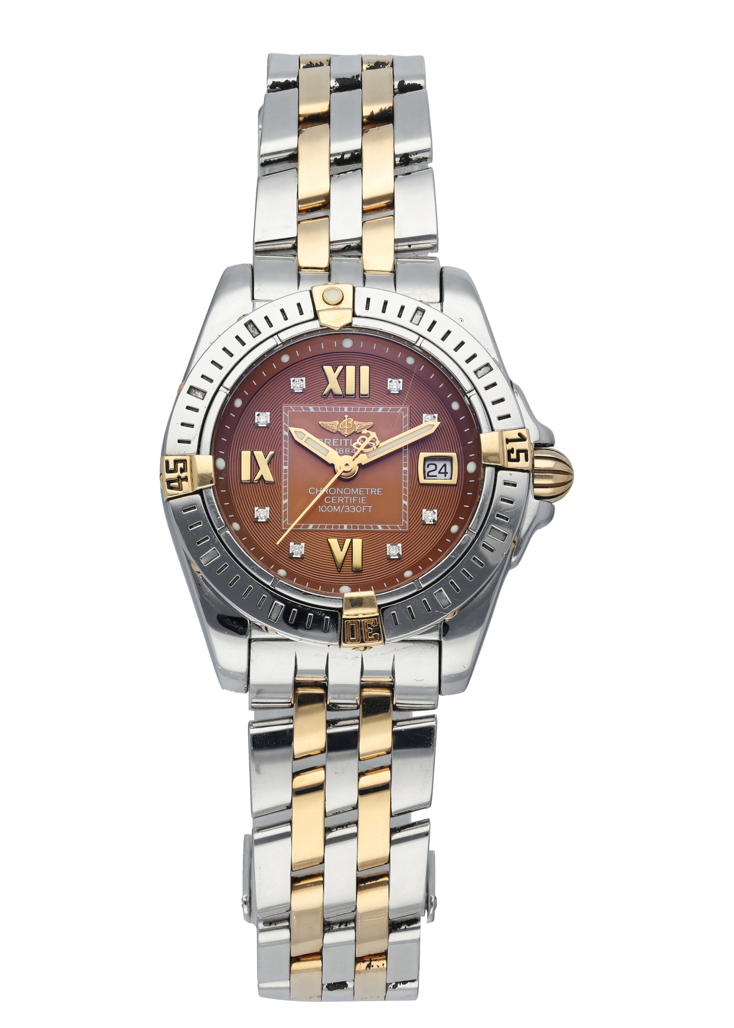 Breitling Cockpit B71356 Diamond Dial Ladies Watch