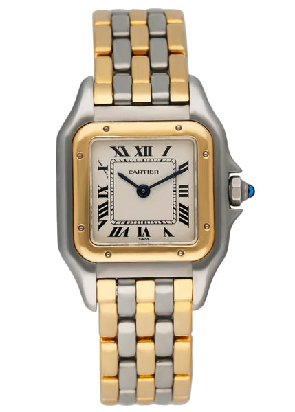 Panthere De Cartier Watch with Stainless Steel and Yellow Gold