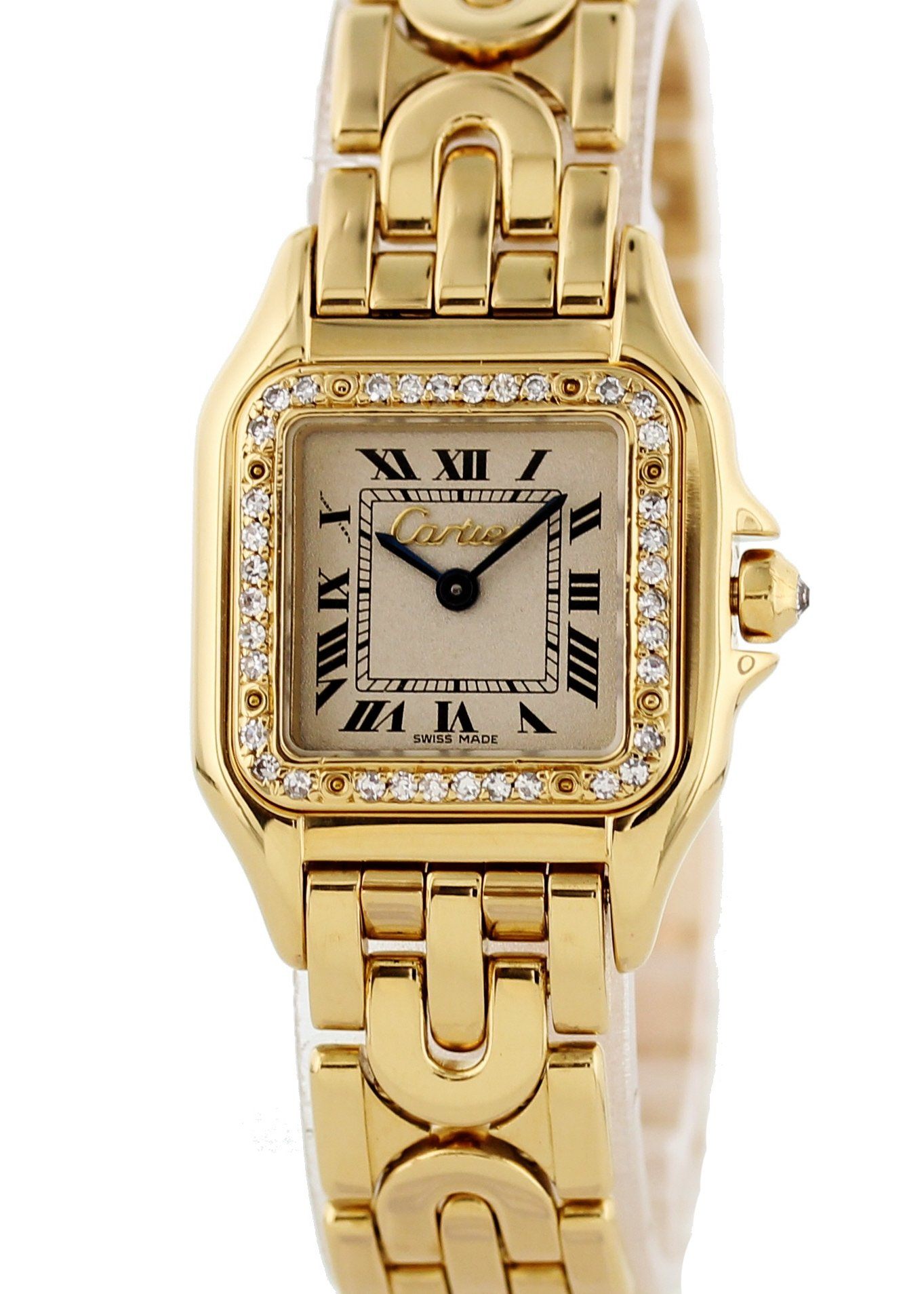 Cartier Panthere Art Deco 1070 18K Yellow Gold Ladies Watch