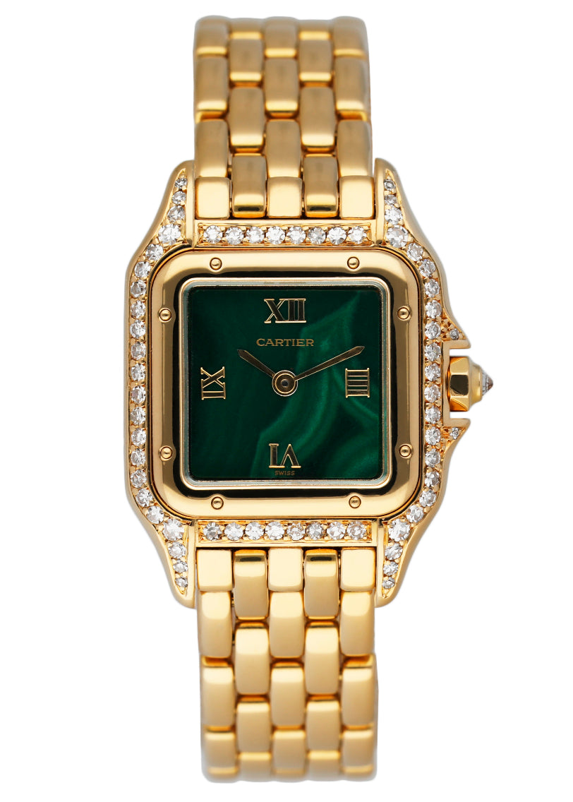 Cartier panthere watch outlet green