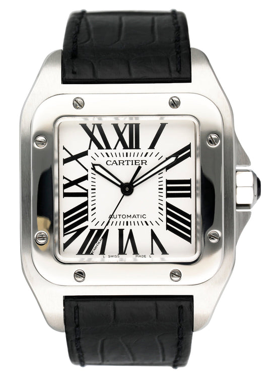 Cartier Santos 100 XL W20073X8 Stainless steel Mens Watch