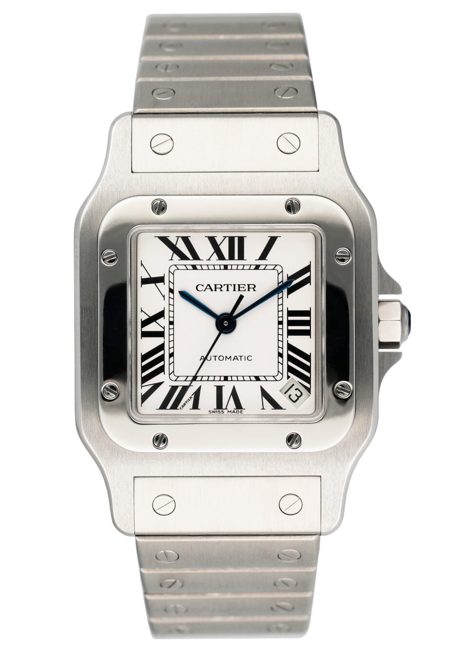 Cartier santos 2024 galbee mens